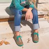 Twisted X Women's Chukka Driving Moc, Bomber & Turquoise, 7.5