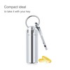 SHD 2 Pack Pill Container Keychain Pill Holder 100% Waterproof