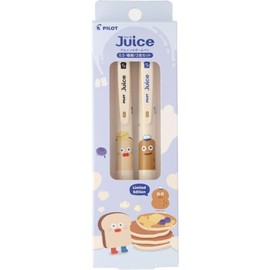 PILOT Gel BP Juice Branch Brother Ballpoint Pen Set of 2 Toast and Peanut 05 B Black Blue LJUEFB252CTPE