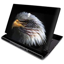 MightySkins Skin for Alienware M15 R2 (2019) - Eagle Eye | Protective, Durable, and Unique Vinyl Decal Wrap Cover | Easy to Apply, Remove, and Change Styles | Made in The USA