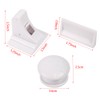 4Pcs White Magnetic Baby Child Kid Pet Proofing Cupboard Cabinet
