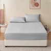 RUIKASI Double Fitted Sheet Deep - Light Grey Bottom Sheet