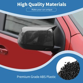 PDKLIN for Colorado Side Mirror Caps Cover Ox Horn Trim for Chevy Colorado/GMC Canyon 2014-2022 Black Carbon Fiber Exterior Accessories 2pcs