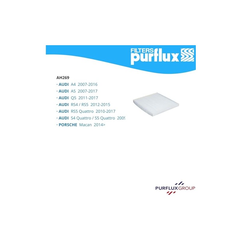 Purflux AH269 Filter, interior air