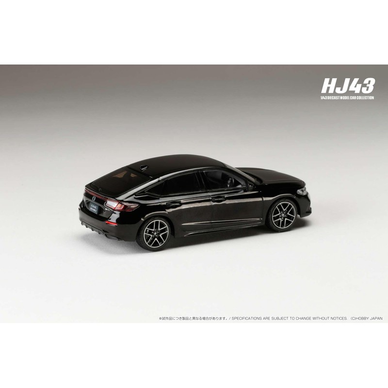 HobbyJAPAN HJ43 1/43 Honda CIVIC (FL4) e: HEV Crystal Black