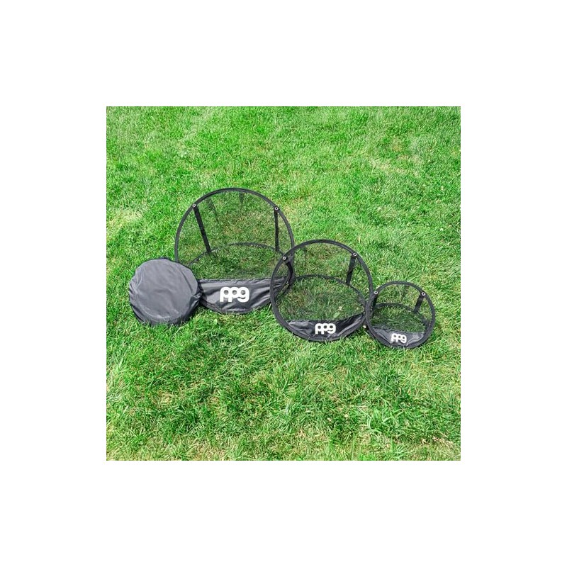 PPG 3-Piece Golf Chipping Target Net Set, Expandable Multi-Size Practice