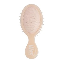 Wet Brush Mini Detangler Hair Brush, Cream (Iridescence Icon), Detangling Travel Hairbrush, Ultra-Soft IntelliFlex Bristles Glide Through Tangles with Ease, Pain-Free, All Hair Types, Limited Edition