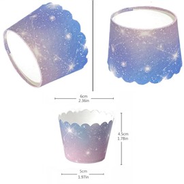 Armastuse Cupcake Liners 50 PCS, Muffin Baking Cupcake Liners Holders, Baking Cups, Cupcake Wrappe for Wedding,Birthday Party(Trumpet)