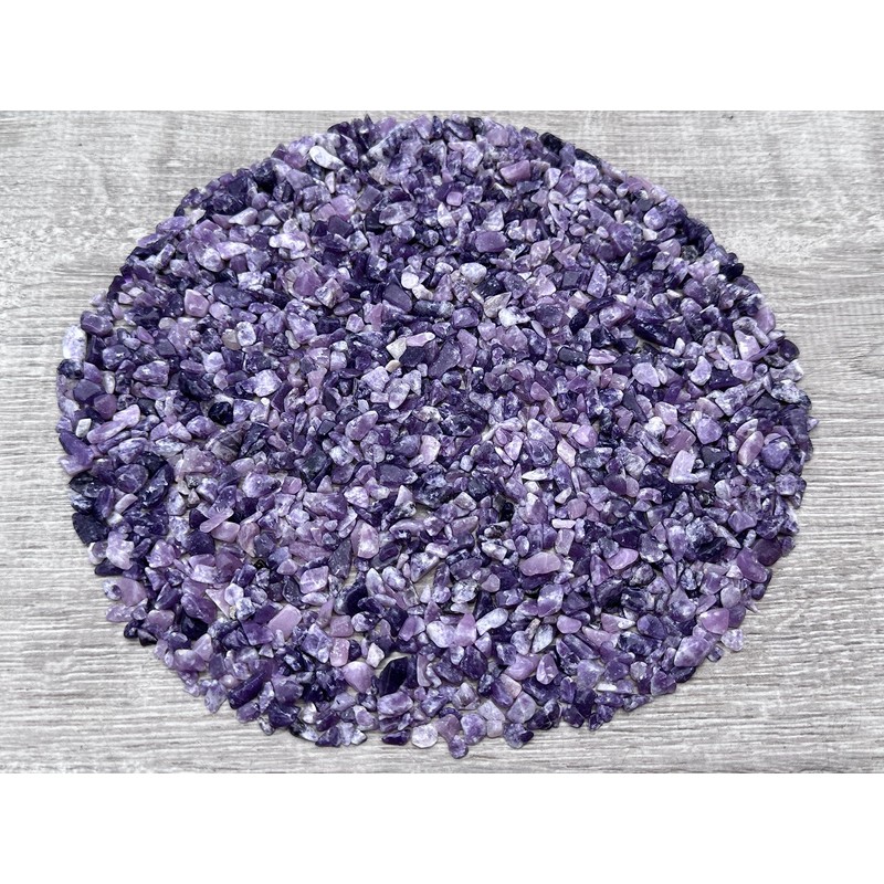 Lepidolite Chips – Natural Mini Lepidolite Stones, Crushed Undrilled Lepidolite,