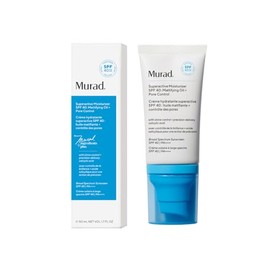 Murad Superactive SPF 40 - Hidratante Facial con Protector Solar 3 en 1: Control de Poros, Antiacné, Matificante - 50ml