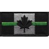 Thin Green Line Canada Flag Patch for Park Rangers and