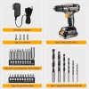 DeKo Cordless Drill 20V Electric Power Drill Set Tool Drills