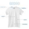 Gildan Adult Ultra Cotton T-Shirt, Style G2000, Multipack, White (10-Pack),