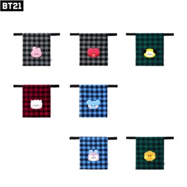 BT21 Minini Basic Check String Pouch 1ea, Type:KOYA
