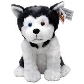 Shelter Pets: Oakland The Dog - 10" Siberian Husky Malamute Plush Toy Stuffed Animals - Based on Real-Life Adopted Pets - Benefiting The Animal Shelters They were Adopted from