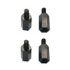 Distance Bolts Spacers M3 12 mm Polyamide Black Set of