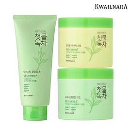 Fruitland First Harvest Green Tea Cleansing Cream, Massage Cream, Cleansing Foam 2-Piece Set Tag - Cleansing Cream 300mlx2 / 첫물녹차 클렌징크림 마사지크림 클렌징폼 2개구성 택 - 클렌징크림 300mlx2개
