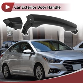 HEROFFIX 1 Pc Car Exterior Door Handles Grip for Hyundai Elantra Sedan 2017-2020 Front Right Rear Right No.82662F2040 Black ABS
