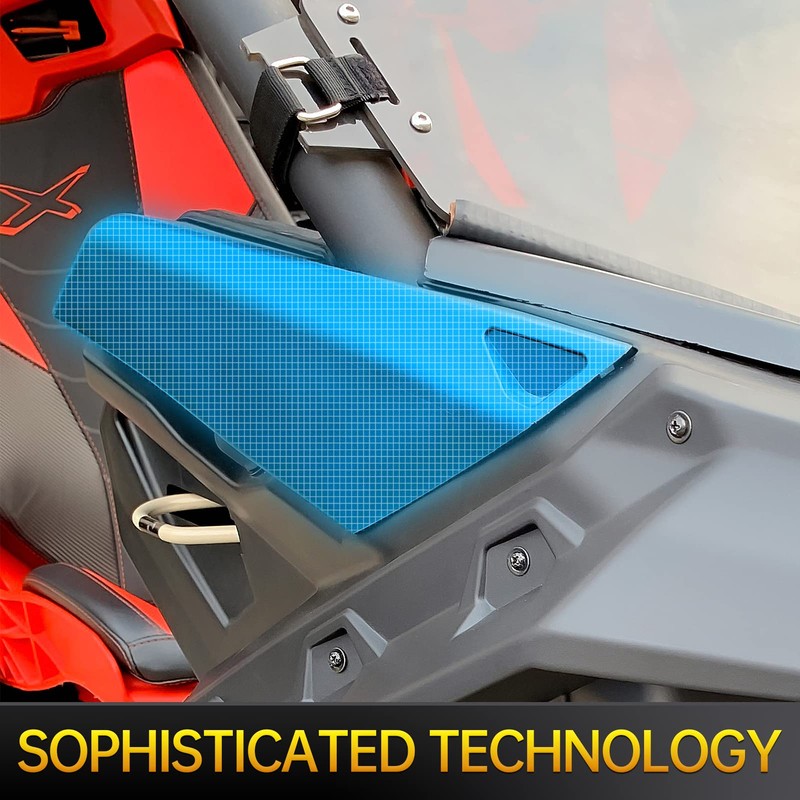 CPOWACE Lateral Gas Cap Cover Compatible with 2017-2025 Can Am