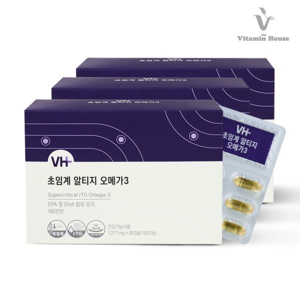 Vitamin House [Vitamin House Co., Ltd.] Supercritical Altige Omega 3 3 boxes, 9 months supply