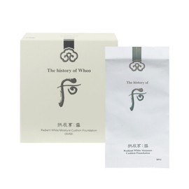 The Whoo Gongjinhyang Seol Whitening Moisture Glow Cushion No. 21 Refill 13g SPF 50+PA+++ / 더후 공진향 설 미백 수분광 쿠션 21호 리필 13g SPF 50+PA+++