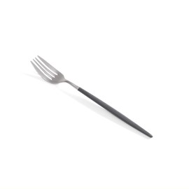 Cutipol MIO Black Silver Dessert Fork MI07