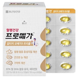 Chong Kun Dang Health Promega Chong Kun Dang Health RTG Omega 3 Triple 45.6g, 60 tablets, 1 pack / 프로메가 종근당건강 알티지 오메가3 트리플 45.6g, 60정, 1개