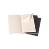 MOLESKINE RULED CAHIER L - BLACK COVER (3 SET)