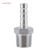 Barb Hose Connector, Stainless Steel SS304 Threaded Hose Fitting Male