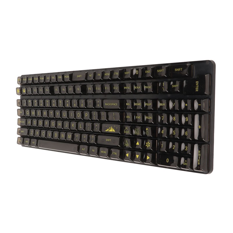Keycap Set 132 Keys High Transparent PC CBSA Heigh Matte