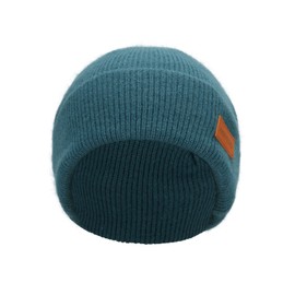 AISIYEDO - Gorros cortos para primavera y otoño de punto, gorro de invierno cálido para pescador para hombres y mujeres, elástico, Turquesa, 7.25