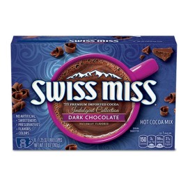 Swiss Miss, Dark Chocolate Sensation, Hot Cocoa Mix, 8 Count, 10 Ounce