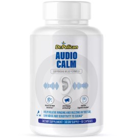 Pelican Vitamins Audio Calm- Hearing Support- 60 Capsules