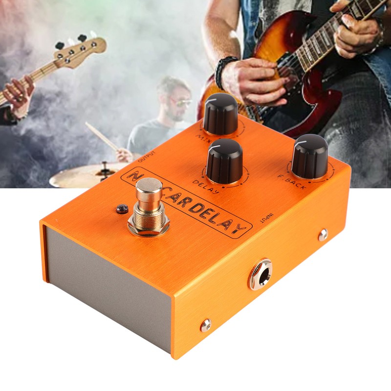 Delay Effect Pedal BBD Chip 3 Knobs Effector for Electric