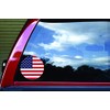 StickerTalk Circular US Flag Vinyl Sticker, 6 inches by 6