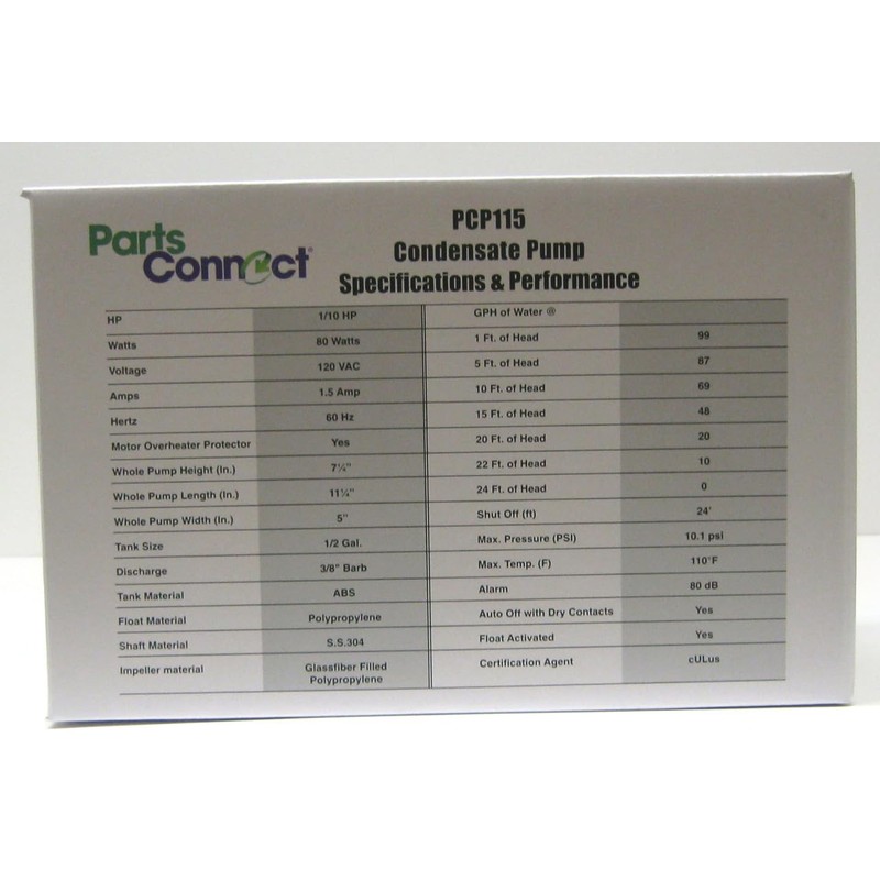 Long Item Development Co PCP115 Condensate Pump with Alarm