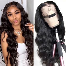 NewYou Body Wave Lace Front Wigs Human Hair Pre Plucked for Black Women 13x4 Frontal Wigs Human Hair Brazilian Glueless Wigs Human Hair 30 Inch