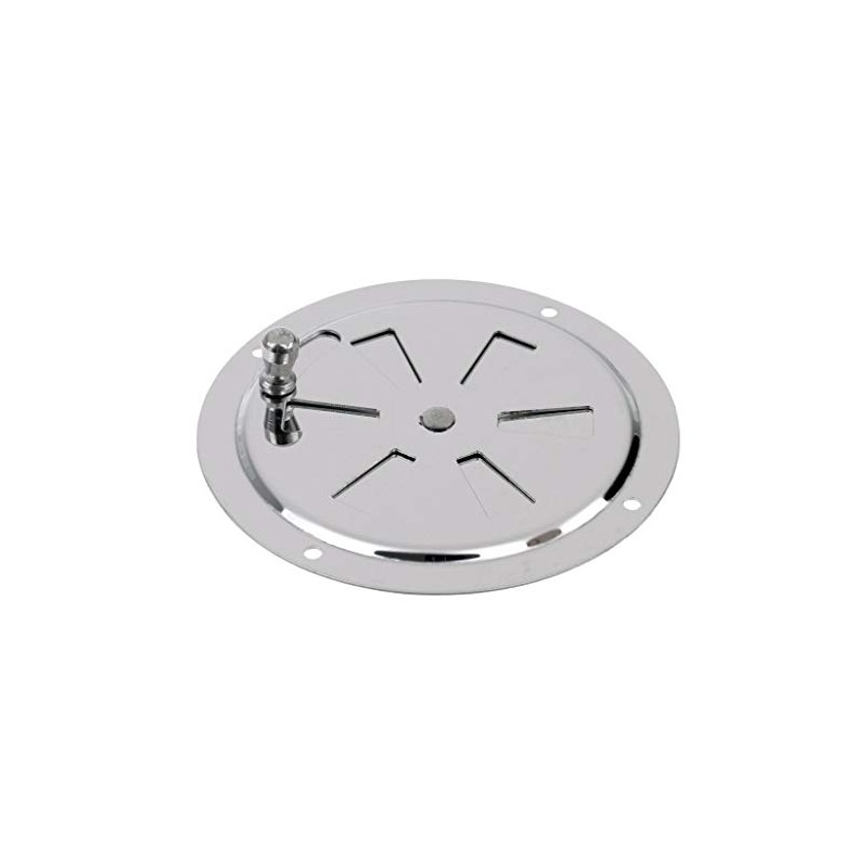 SeaLux Marine Round Butterfly Vent with Side Knob Stainless Steel