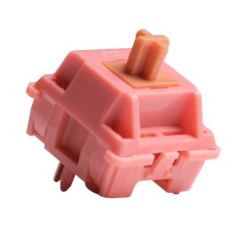 Akko Hand Lubed/Filmed Akko Rosewood Linear Switches For Mechanical Keyboards - Hand Lubed and Filmed, 110 Switches