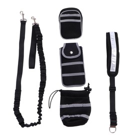 Sosoport 5pcs Dog Pet Reflective Traction Rope Nylon Walking Leash for Safe Walks Random