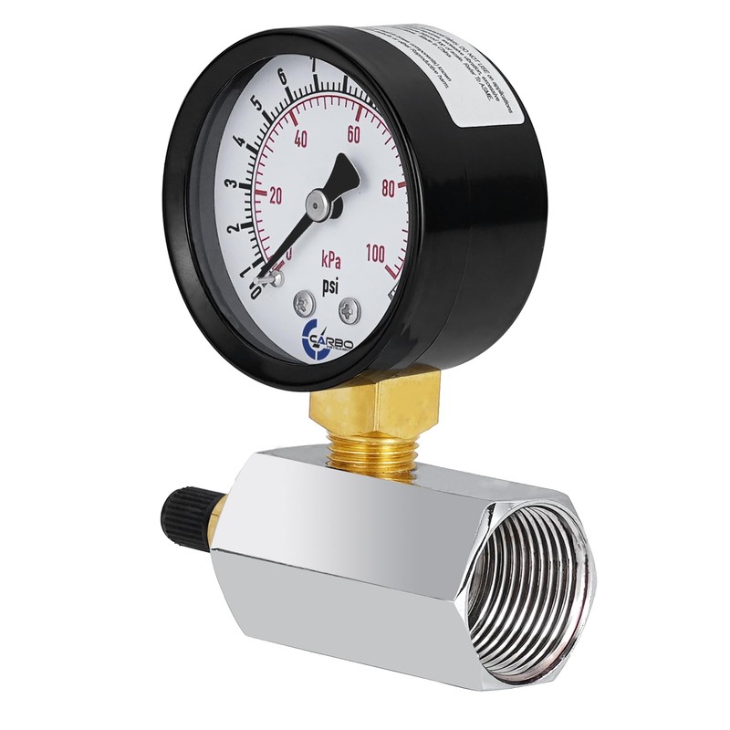 CARBO Instruments medidor de presión de gas de prueba, conexión