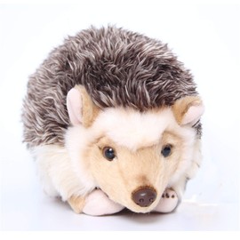 TAMMYFLYFLY Lifelike Hedgehog Plush Stuffed Animal Toy Desert Hedgehog Cute Animal Model (6 inches) (6 in(Pack of 4))