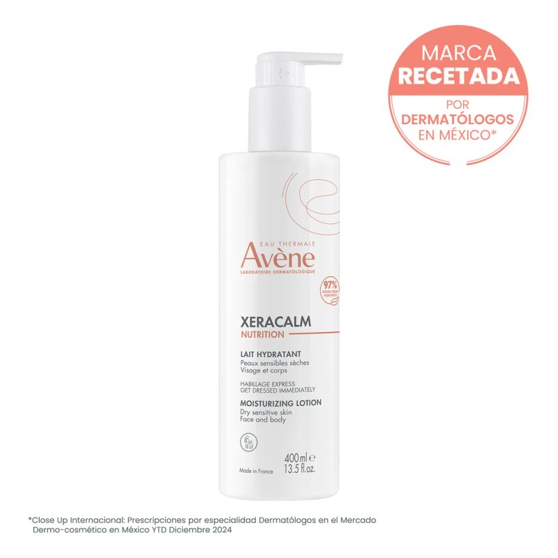 Avène Xeracalm Nutrition Leche Hidratante 400ml para Piel Seca y