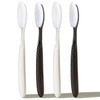 Gold Dawn Large Long Head Toothbrush, 4-Pack, Upgraded Hard &
