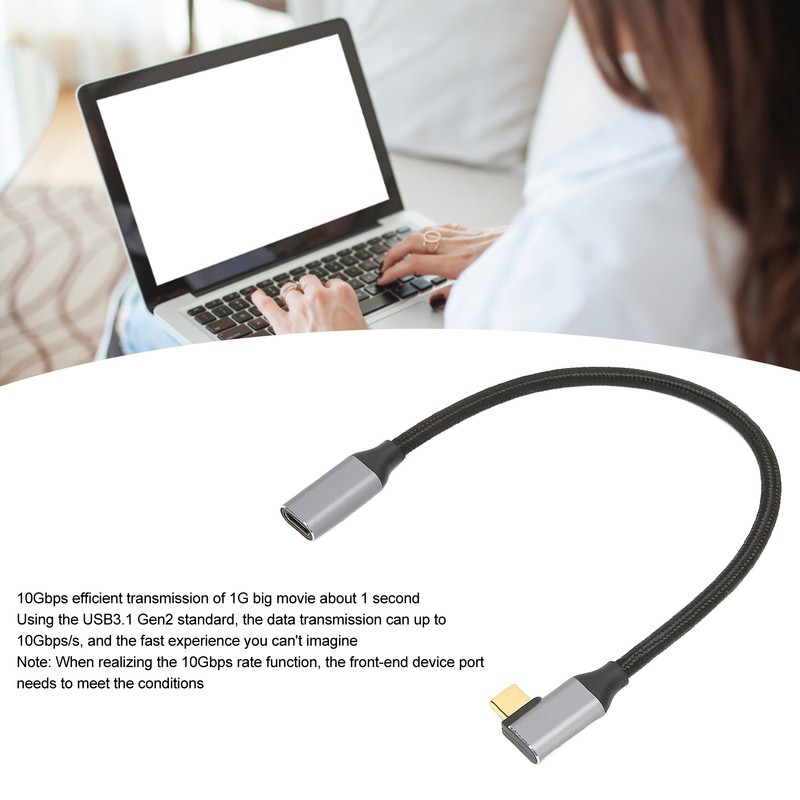 USB C to USB C 3.1 Gen 2 Cable Right