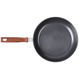 GreenPan Mayflower Pro Hard Anodized Healthy Ceramic Nonstick, 10" Frying Pan Skillet, Vintage Wood Handle, PFAS-Free, Induction, Charcoal Gray