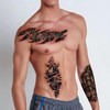 ROARHOWL Very Cool Machine 3D Realistic Fake Tattoos, Wound Robot