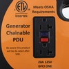 AC WORKS L14-30 30Amp 4-Prong Locking Generator Distribution Cord (10FT