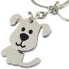 MY STAGE Keychain Key Ring Dog Dog Metal Silver Swinging