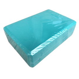 Sports Yoga Block, Yoga Cork Block, Foam Stone, Home Stretch Fitness Training Device, Colours, Durable Yoga Stone for Aerobic Exercises such as Speed Training, Endurance Training (Light Blue)